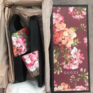 Gucci Floral Slides